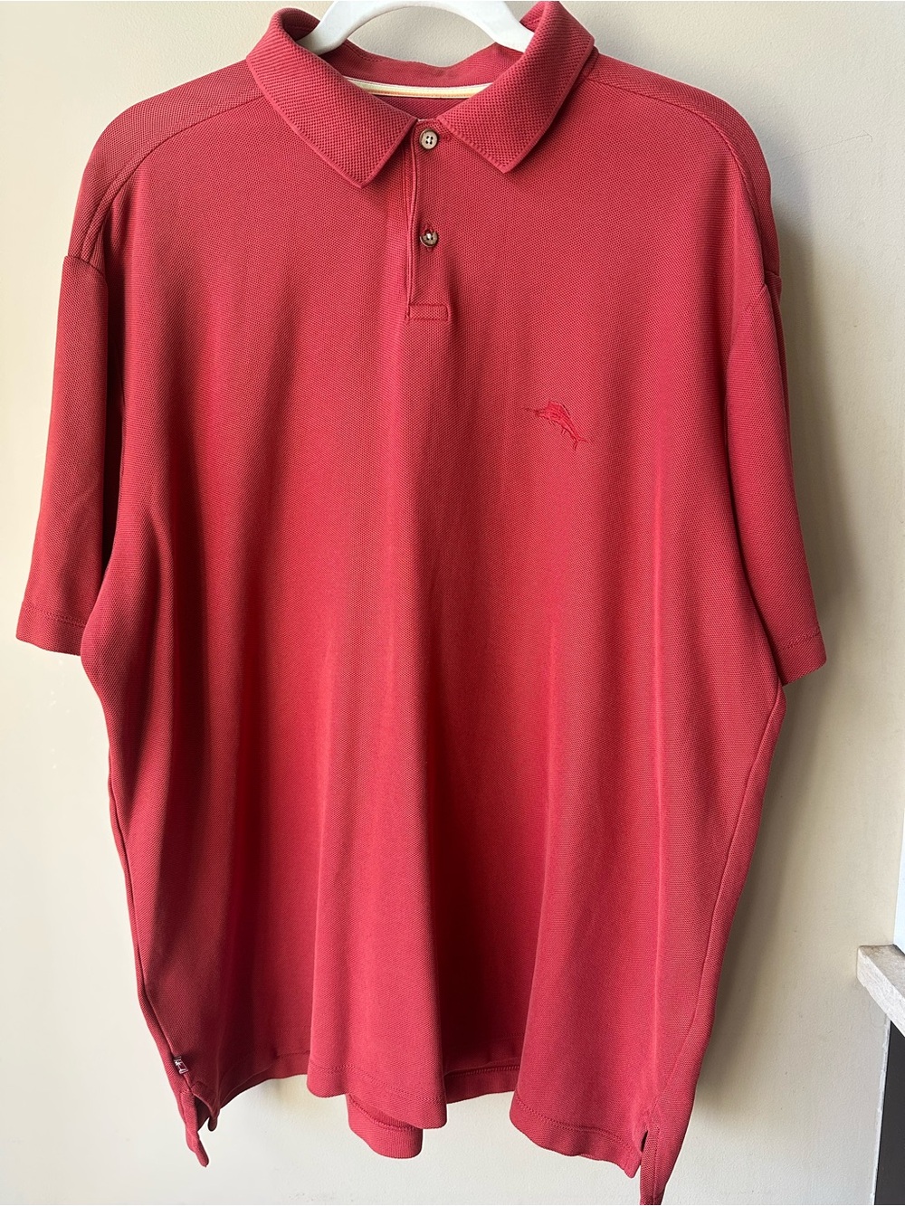 Tommy Bahama Coral-Red Polo Shirt